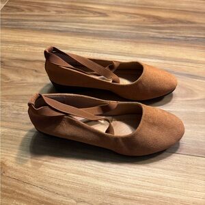 Elegant Rust/Brown Women's Ballet Flats
